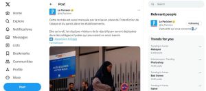 داغ شدن هشتگ عبا در فرانسه