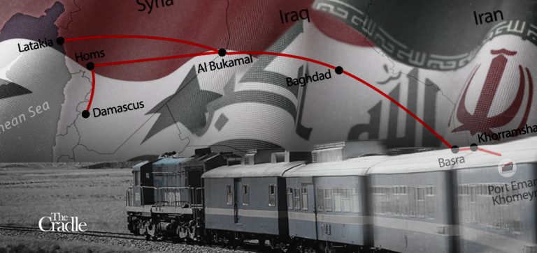 راه آهن ایران عراق سوریه