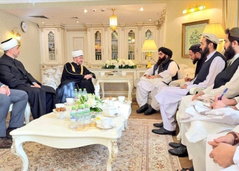 دیدار وزیر امور خارجه طالبان و مفتی روسیه